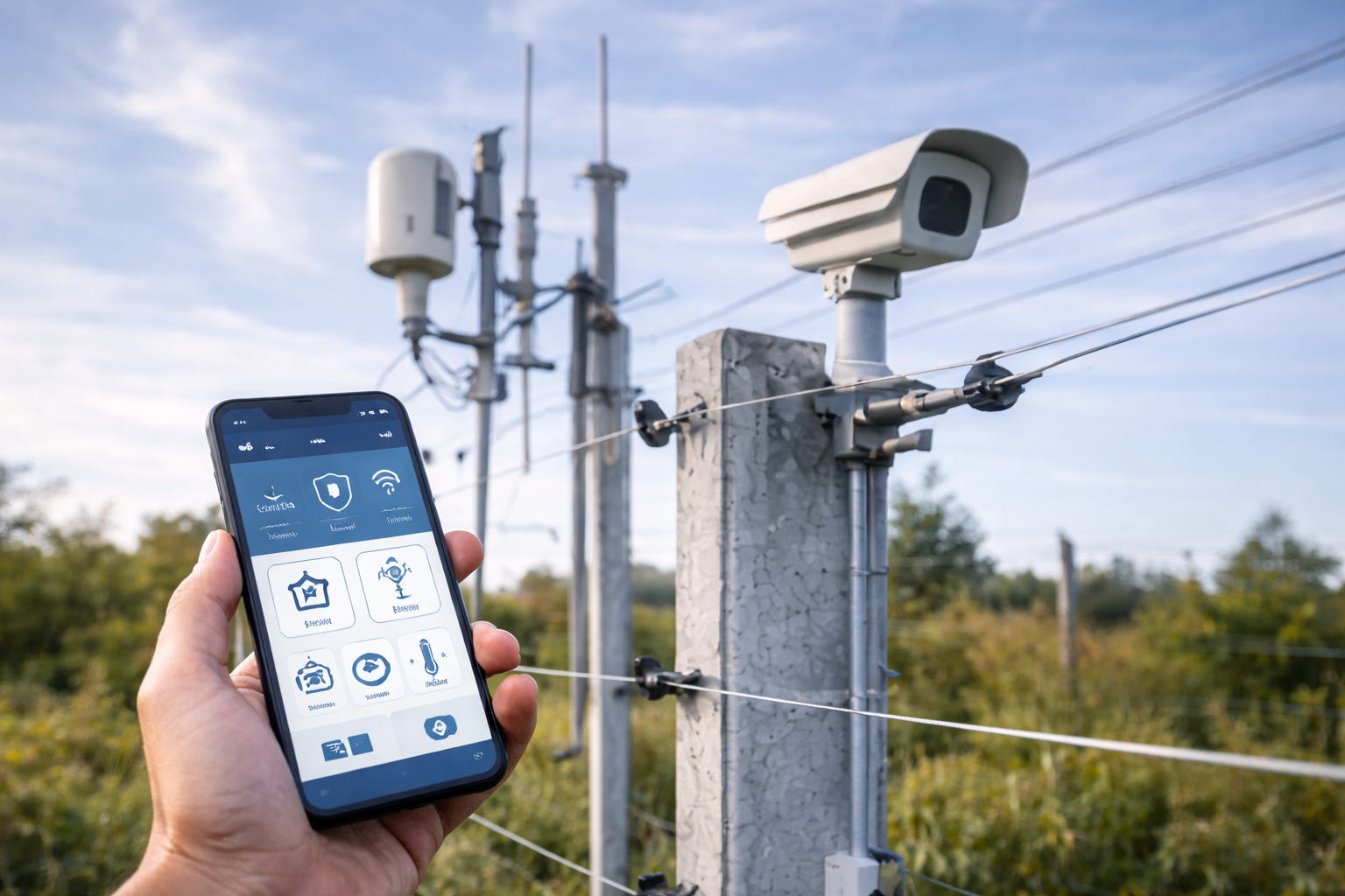 IoT solutions for fencing and security